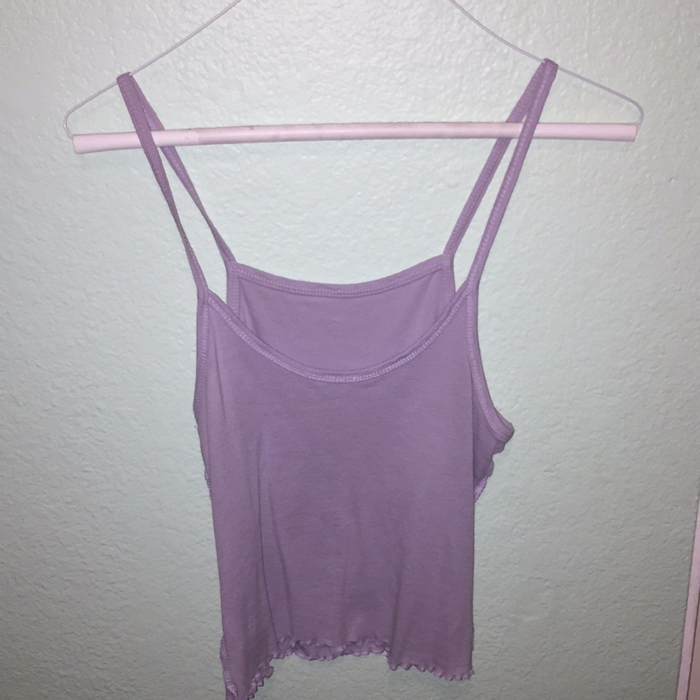 light purple tank top